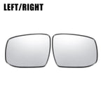 Pair White Mirror Glass w/ Back Non-heated for Honda Jazz Fit (2001-2023)