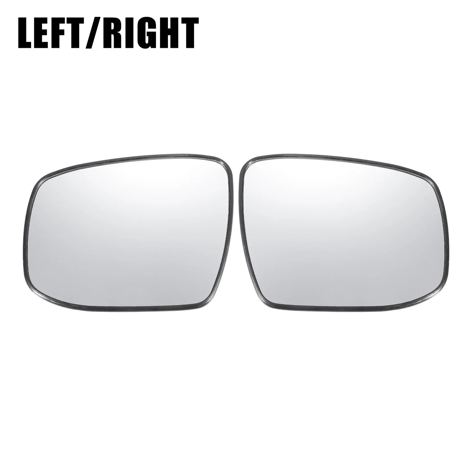 Pair White Mirror Glass w/ Back Non-heated for Honda Jazz Fit (2001-2023)