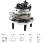 Wheel Hubs for Chevrolet Malibu (2004–2012) Front LH & RH 4-Wheel ABS