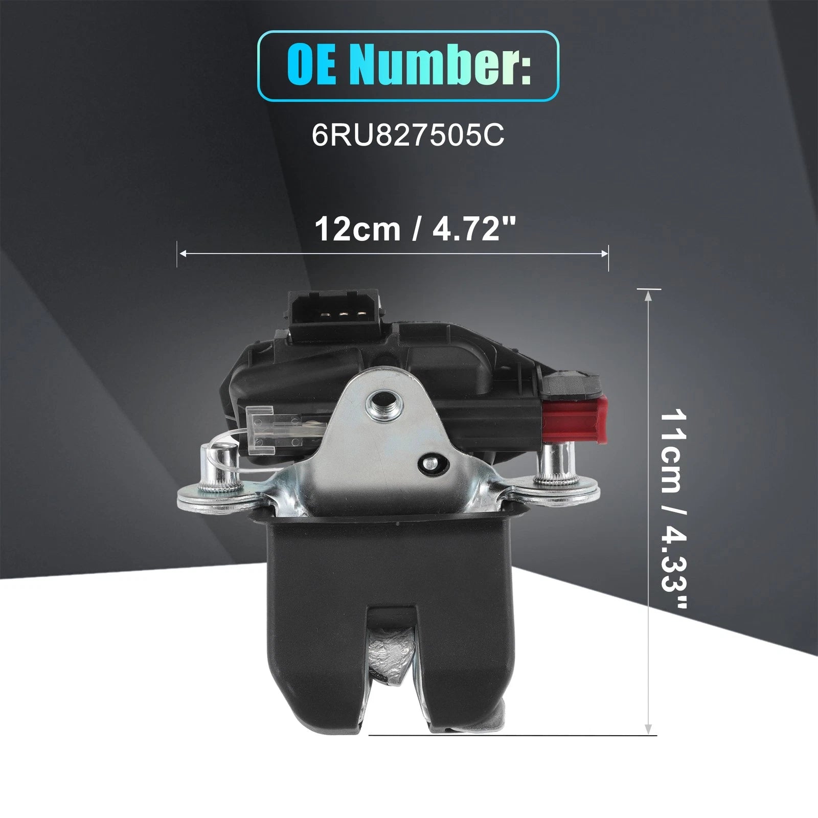 Rear Liftgate Door Lock Actuator Motor for Volkswagen Polo (2013–2021) No. 6RU827505C