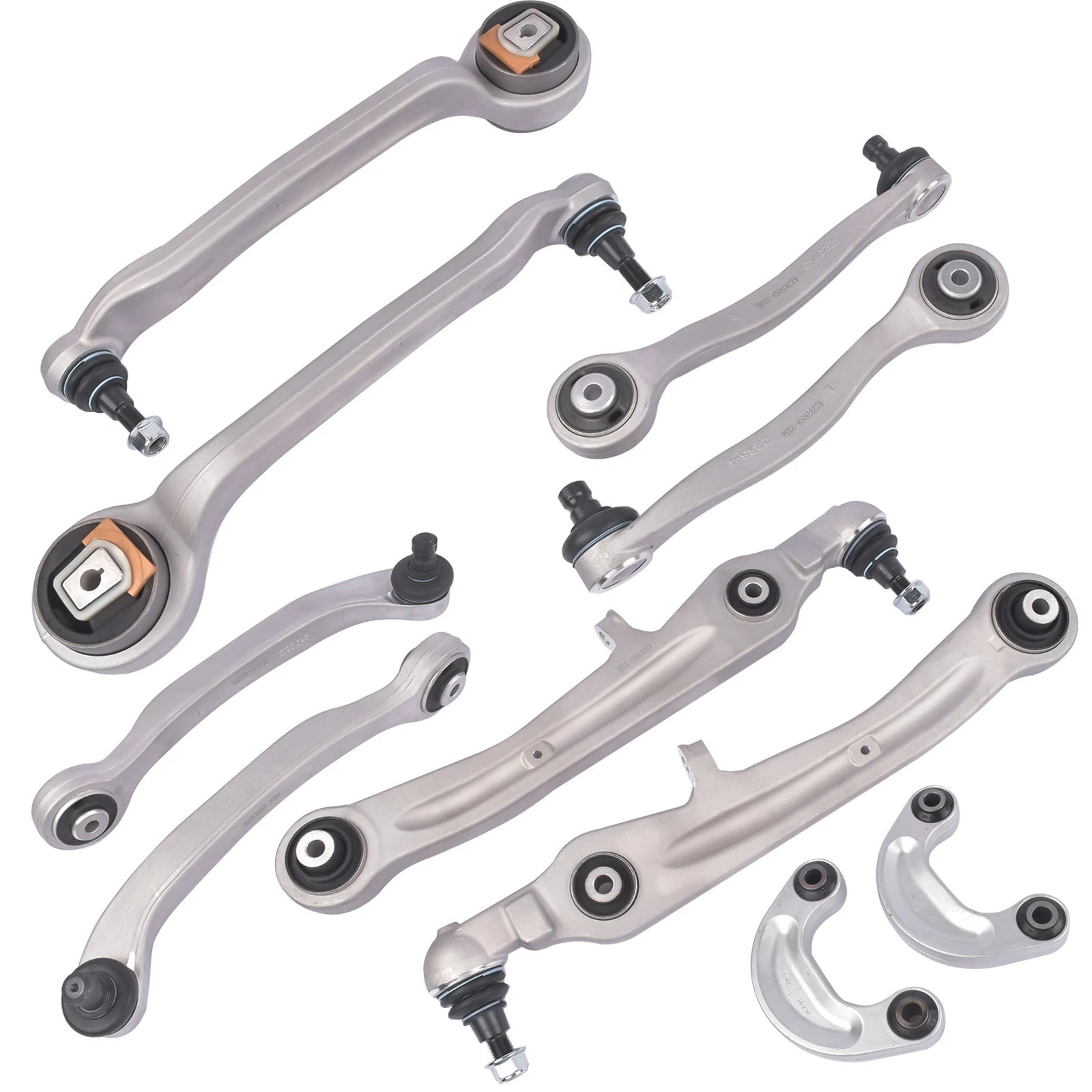 Set of 2 Upper Lower Suspension Control Arms for Bentley GT GTC (2003-2020)