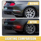 Pair Rear LED Side Marker Light for Ford (2004–2008) 4R3Z-15A201-BA