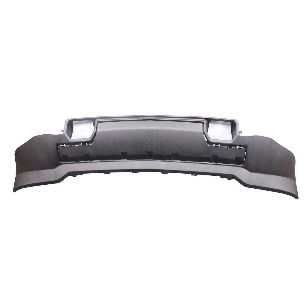 Gray Textured Front Lower Bumper Deflector w/Holes For Separate Skid Plate