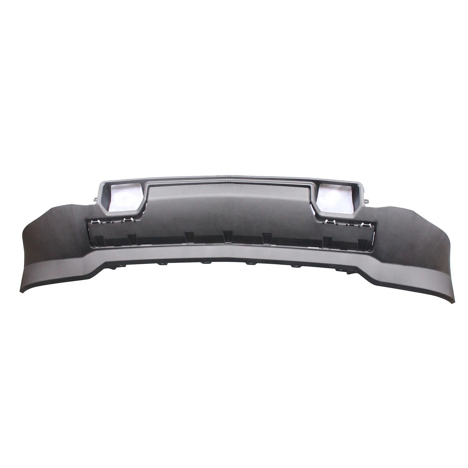 Gray Textured Front Lower Bumper Deflector w/Holes For Separate Skid Plate