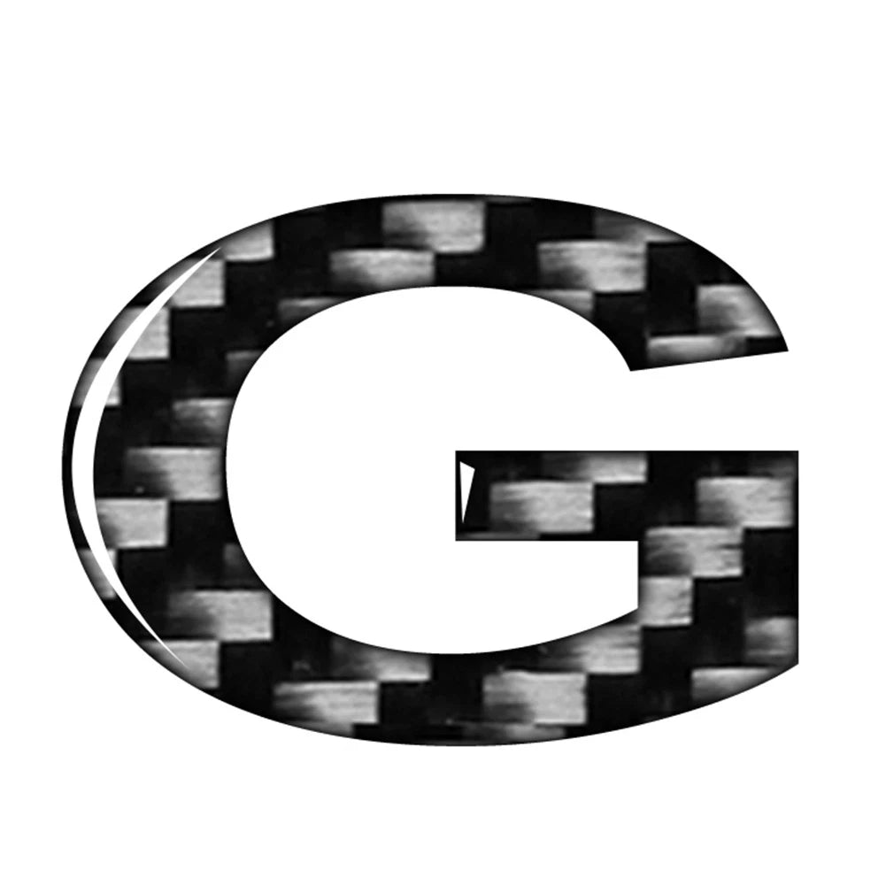 Car Badge Emblem Decals Stickers for - Carbon Black