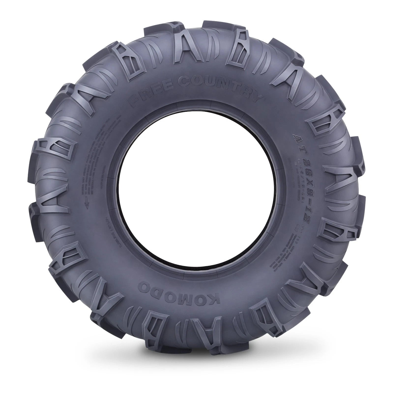 Set of 4 Free Country 26X9-12 6-Ply Mud Zest ATV UTV Tires