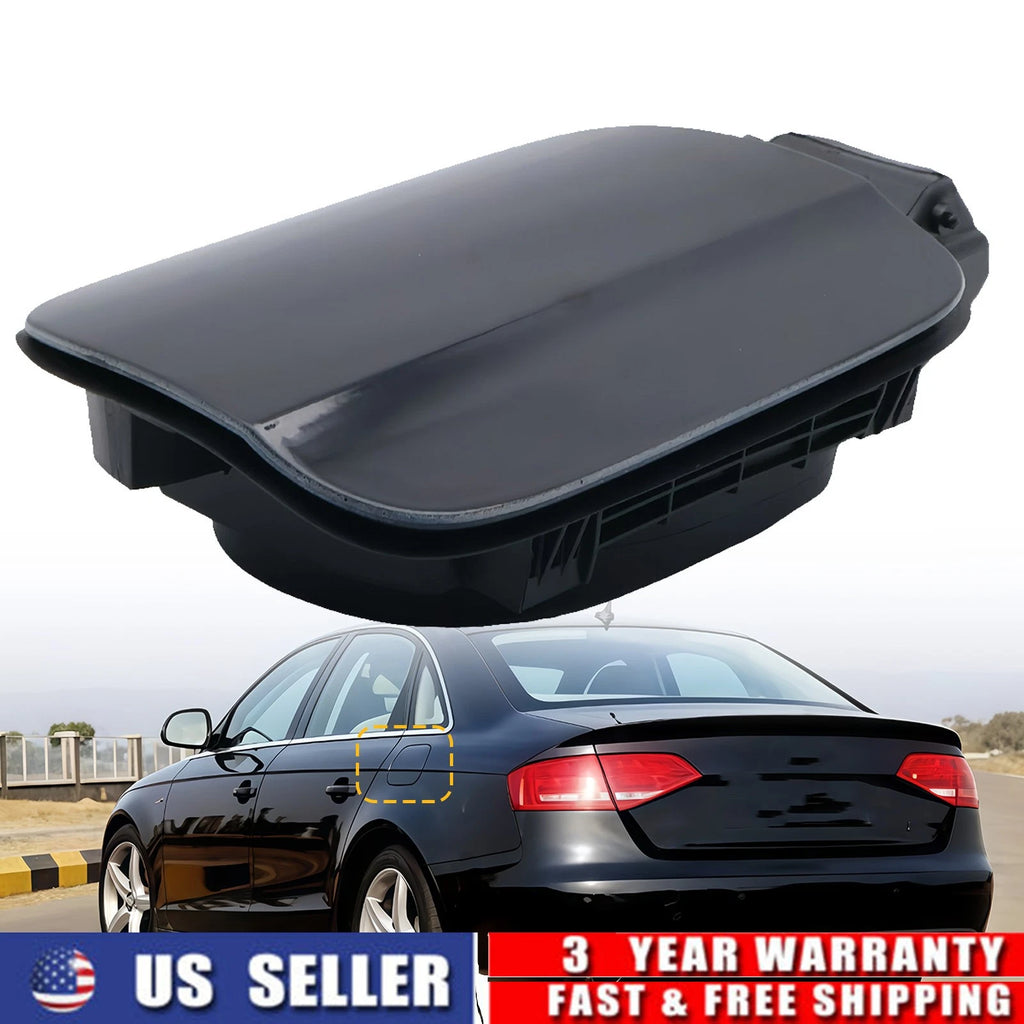 Fuel Gas Tank Filler Lid Flap Cover for Audi A4 S4 (2013–2016) 8K0809907C Black