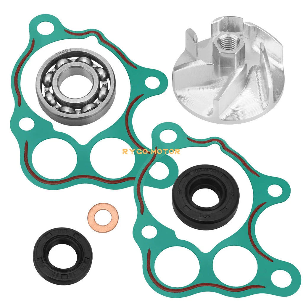 Water Pump Impeller Bearing Gasket Kit for Honda CR500R (1986–2001) 19215-KA5-690