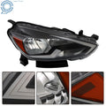 Halogen Headlight for Nissan Sentra (2016–2018) Clear Passenger Side