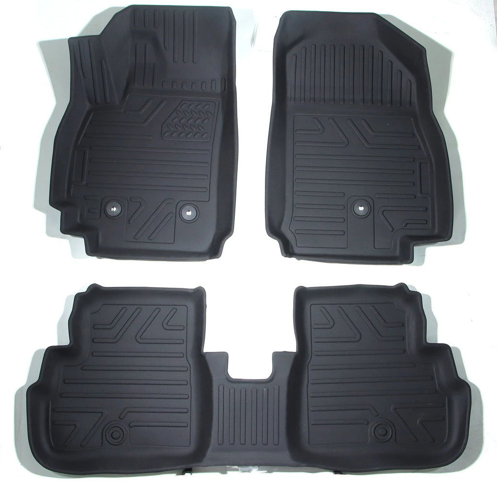 Set of 3 TPE Rubber All Weather Floor Mats for Chevy Spark (2016–2022)