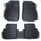 Set of 3 TPE Rubber All Weather Floor Mats for Chevy Spark (2016–2022)