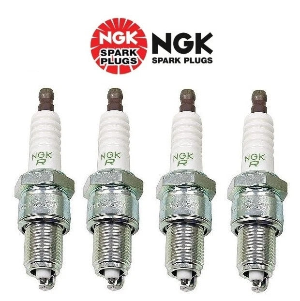 Set of 4 NGK V-Power GR5 Resistor Spark Plugs for OEM Applications