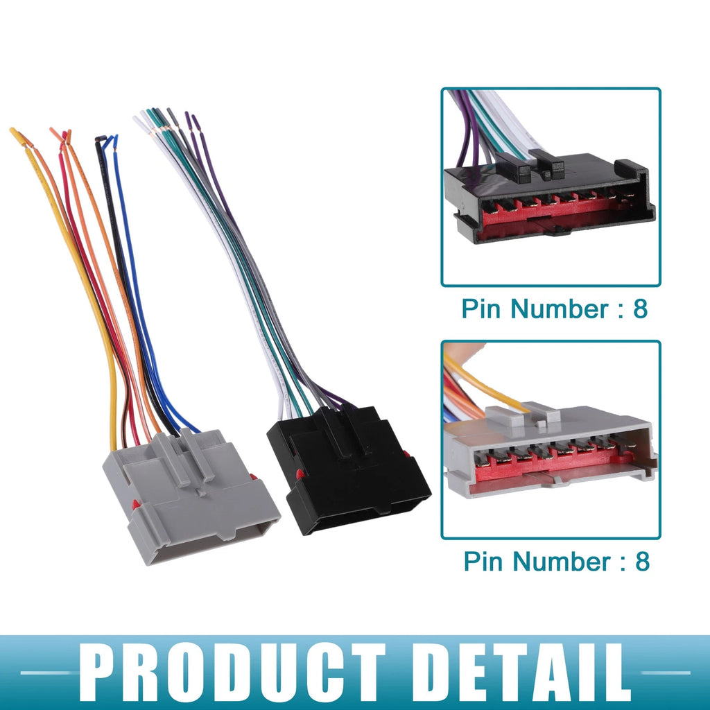 Set of 1 Car Stereo CD Player Receiver Wiring Harness for Ford Crown (1986–2004) 724117875961