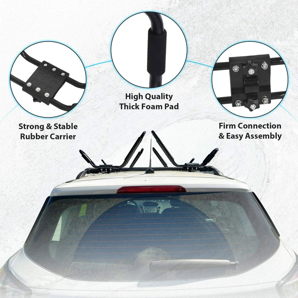 Set of 2 Kayak Roof Racks for SUV Truck Top Mount Carrier