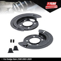 2X Rear Brake Dust Shields for Dodge Ram 2500 3500 (2003–2011)