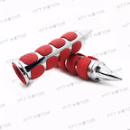1" Red Chrome Billet Aluminum Hand Grip for Harley Softail Fat Boy (1990–2023)