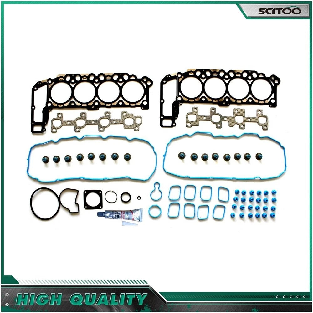 Cylinder Head Gasket Set for Dodge Durango Dakota Jeep (4.7L SOHC 16v VIN J N)