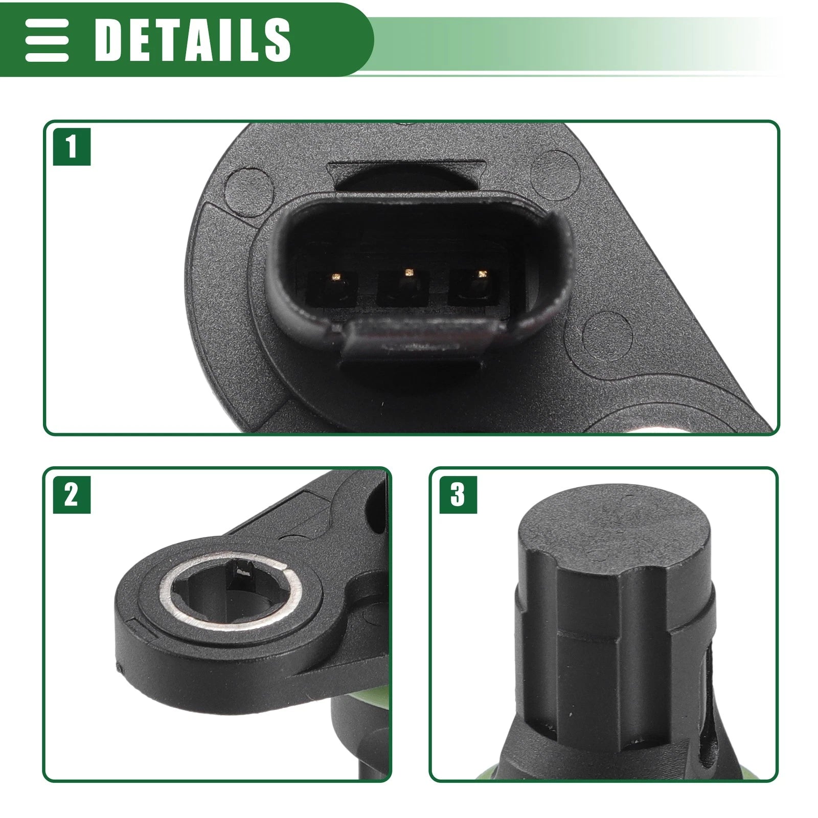 2pcs Camshaft Position Sensor for BMW 328i xDrive (2009–2013) No. 13627525015