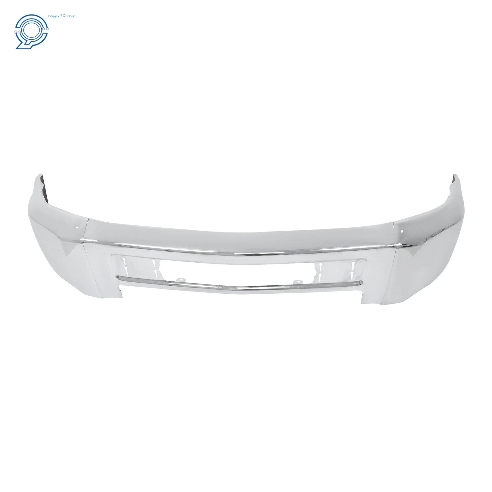 Chrome Split Front Bumper for Chevy Silverado 2500 3500 (2015–2019)