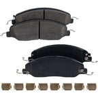 Front Brake Disc Rotors and Pads Kit for Ford Mustang (2011–2014)