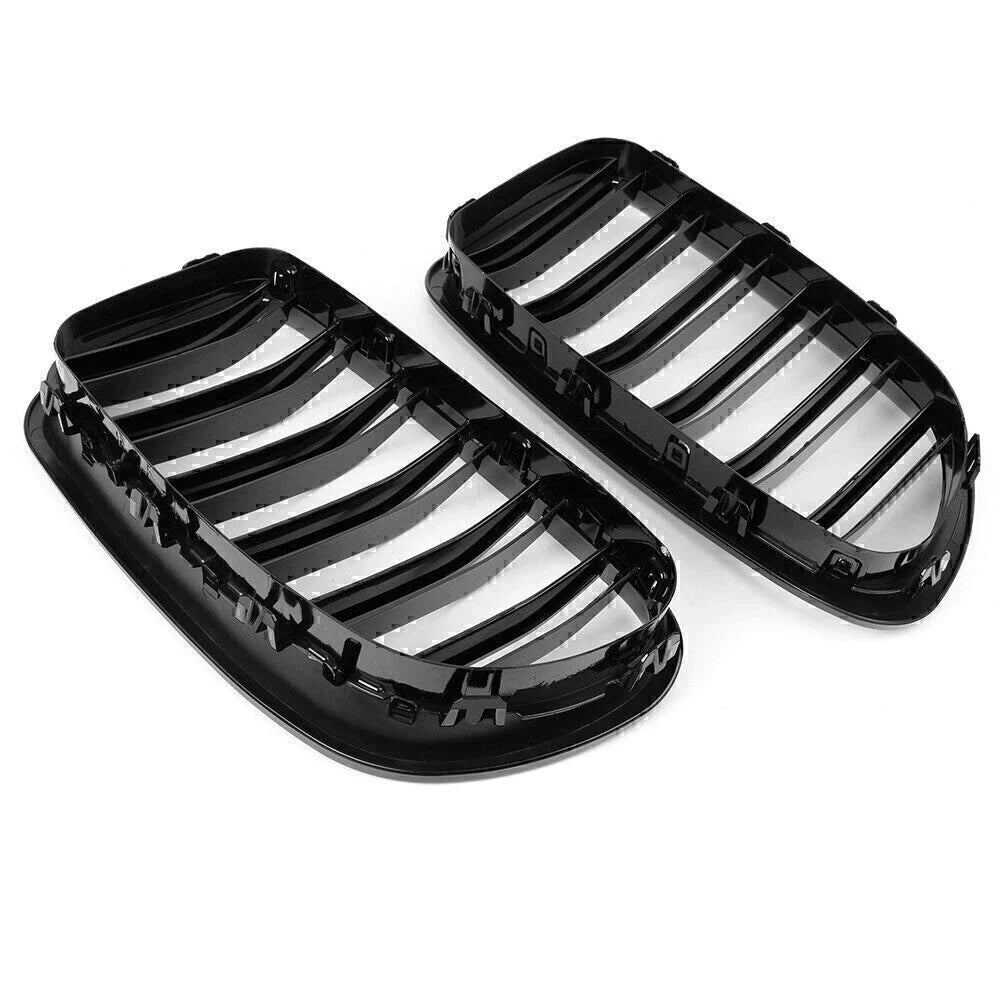Gloss Black Front Kidney Grille for BMW 5-Series F10 F11 (2010-2016)