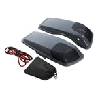 Saddlebag Lids for Harley CVO Street Glide (2014–2024) 5X7" Speaker Cutout Gunship Gray