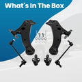4x Front Lower Control Arms Sway Bar End Links For Highlander 08-19 Venza 09-16