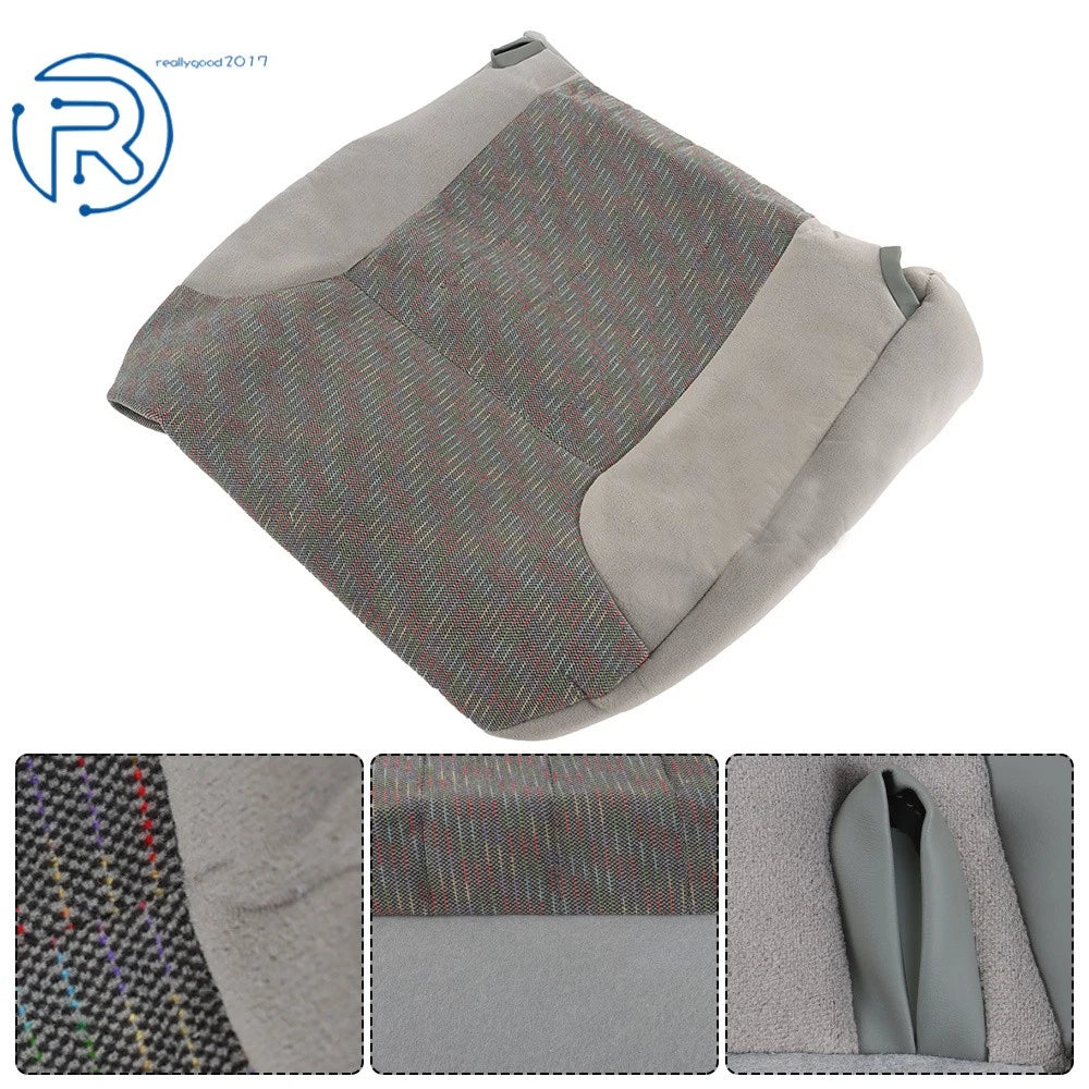 Front Driver Bottom Seat Cover Gray for Dodge Ram 1500 2500 3500 (1994-1997)