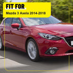 10PCS Gloss Black Door Window Pillar Post Trim for Mazda 3 Axela (2014–2018)