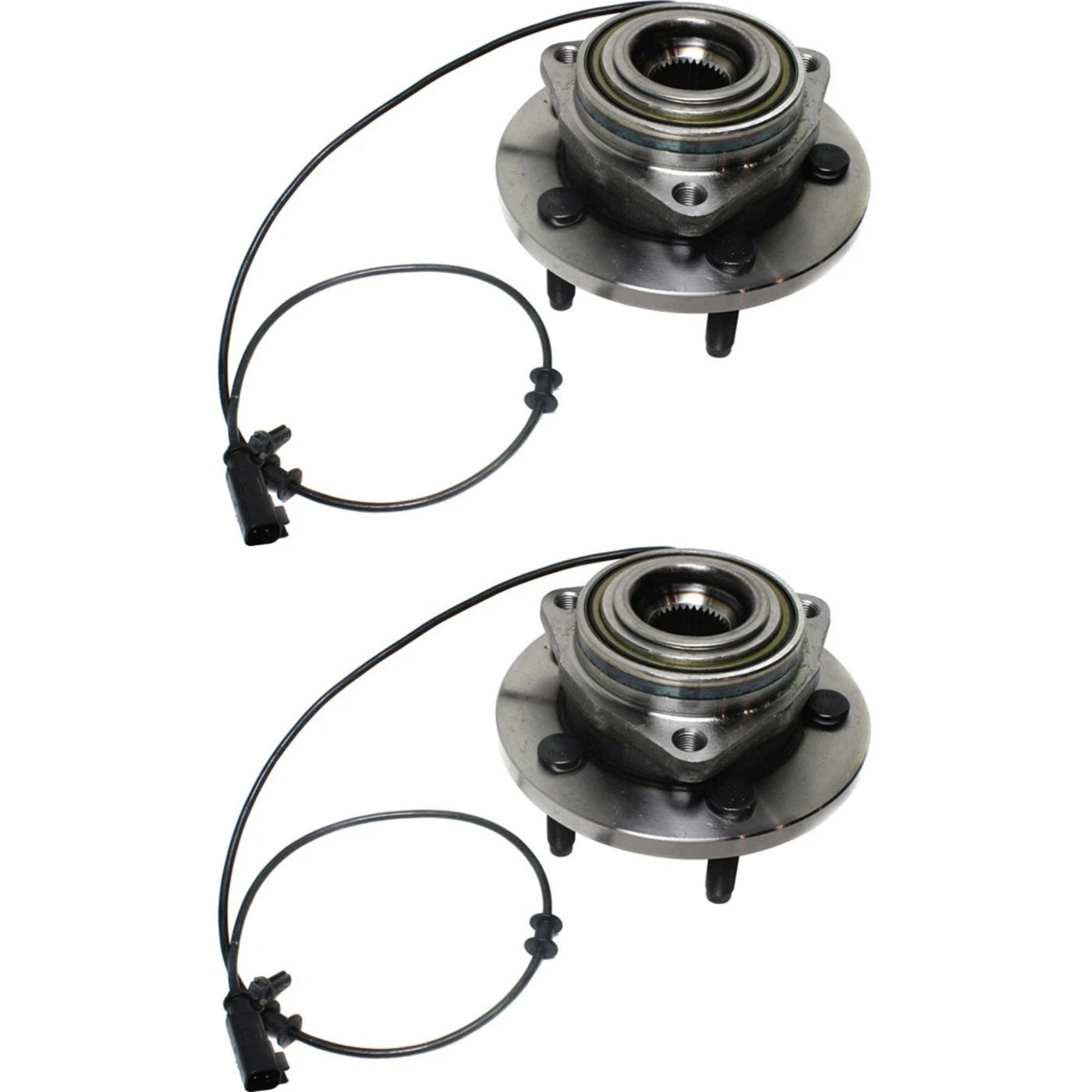 Wheel Hubs for Dodge Durango (2006–2009) Front Left & Right with Bearing & Sensor