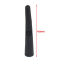 4 Inch Universal Black Car Antenna Kit - AM/FM Radio, Soft Rubber