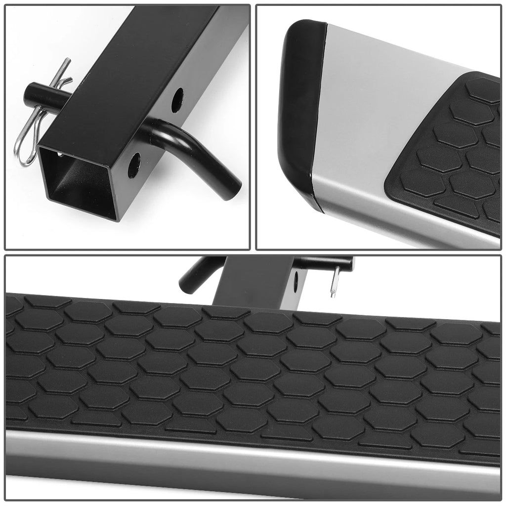 2" Receiver Rear Bumper Hitch Step Bar for Universal Fit (26"W x 5.5"L)