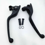 Black Brake Clutch Hand Levers for Harley Touring Trike FLHR FLHRC (2014–2023)