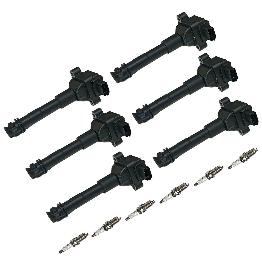 6X Ignition Coil & NGK Platinum Spark Plug for Porsche 911 Boxster (2005–2012)