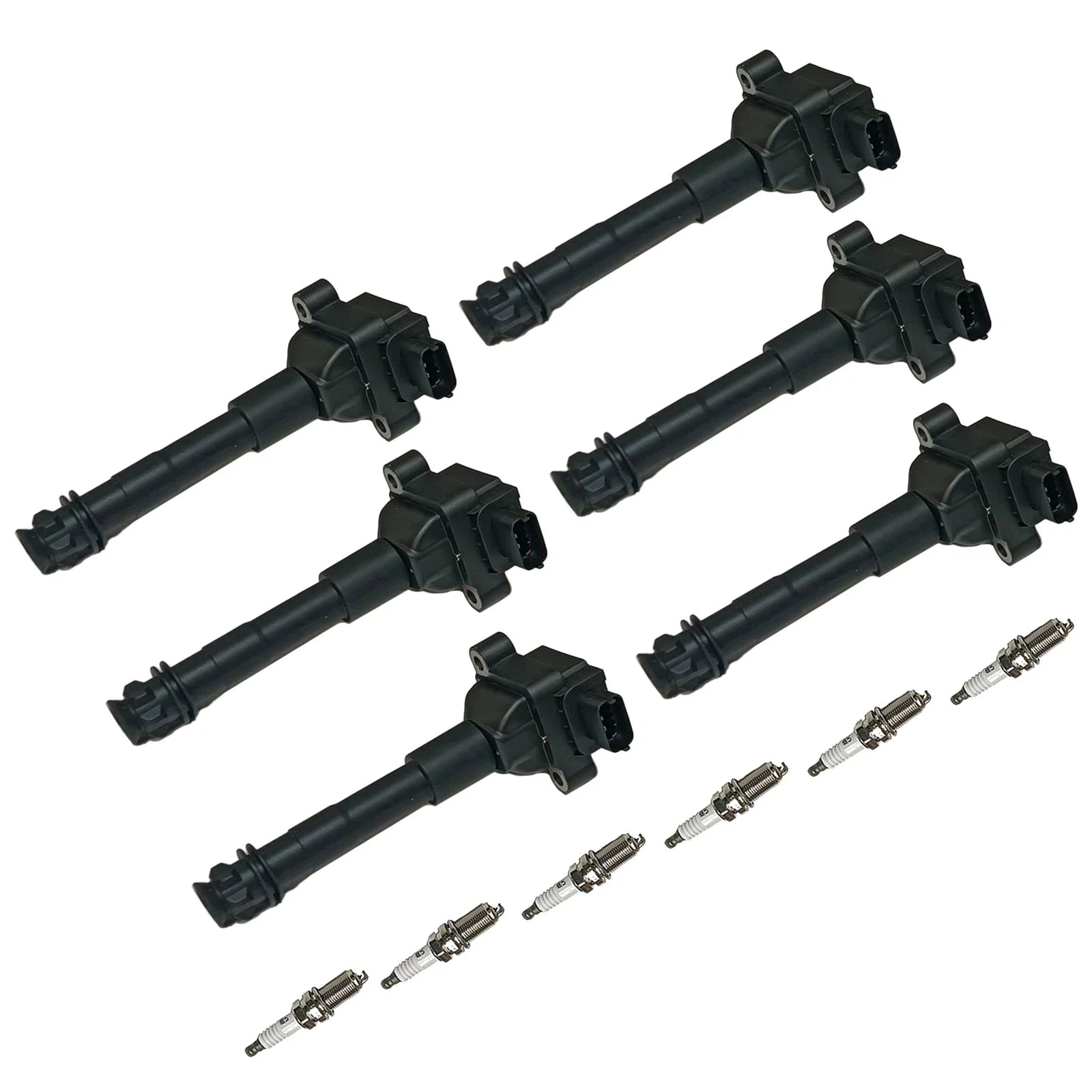 6X Ignition Coil & NGK Platinum Spark Plug for Porsche 911 Boxster (2005–2012)