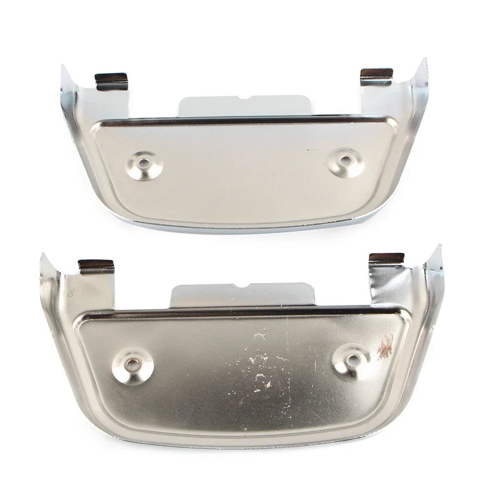 Chrome Passenger Footboard Covers for Harley Touring Road Glide (2014-2023)