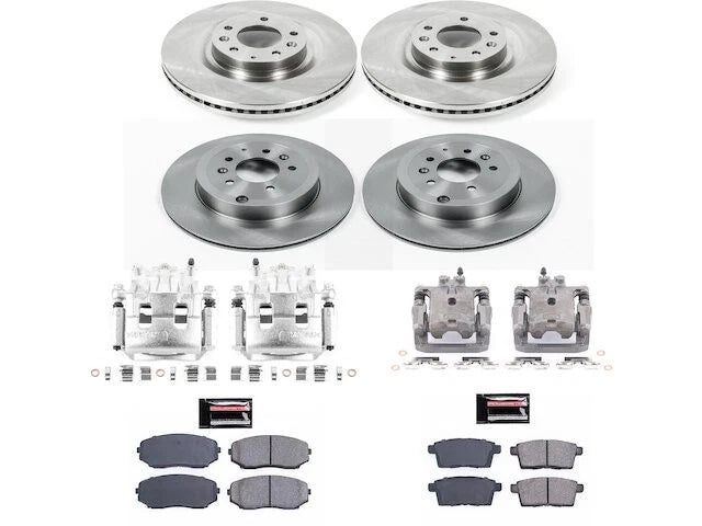 Front and Rear Brake Pad and Rotor Kit for Mazda CX-9 (2011–2015) TC966PZ
