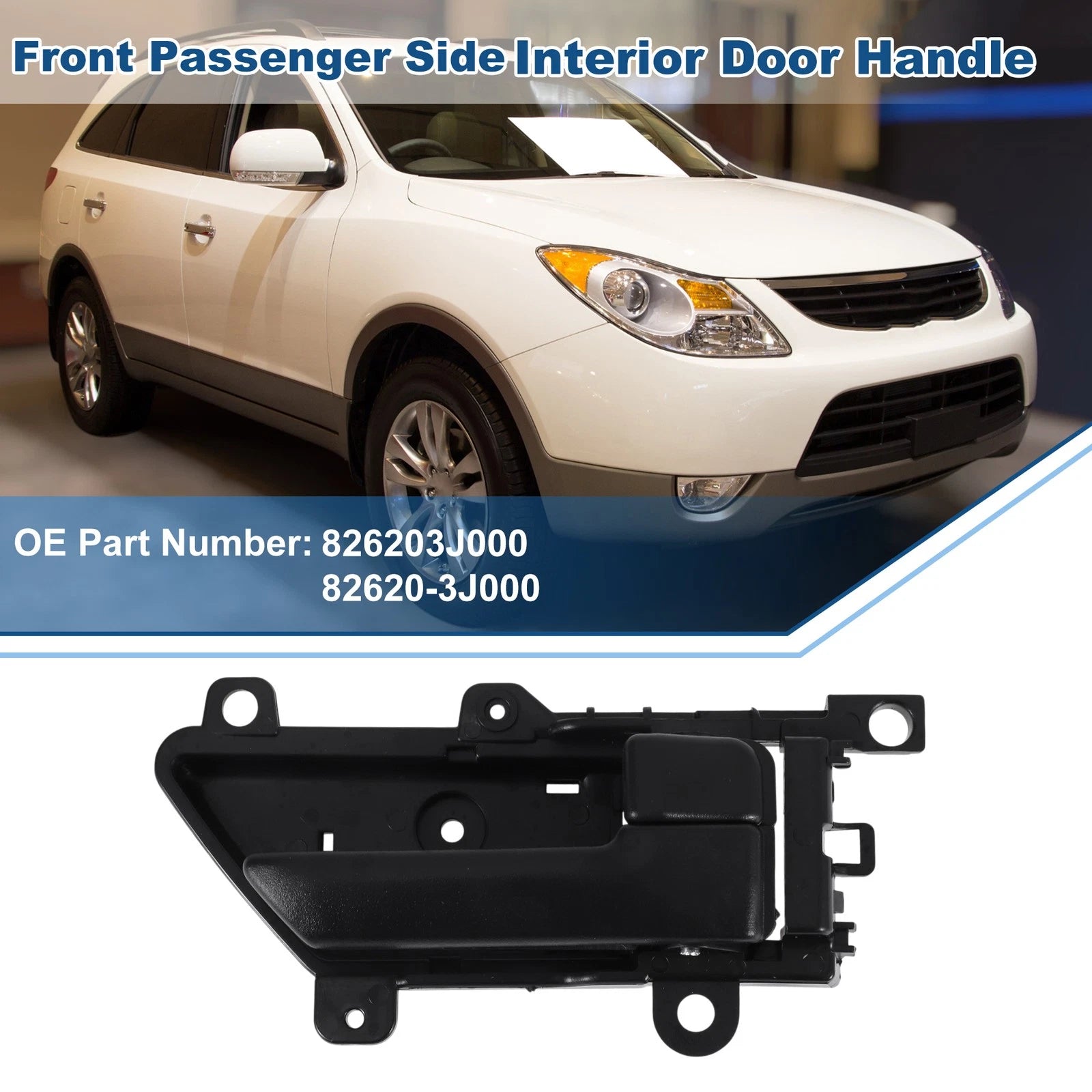 Front Driver Side Interior Door Handle for Hyundai Veracruz (2007–2012) No. 826203J000