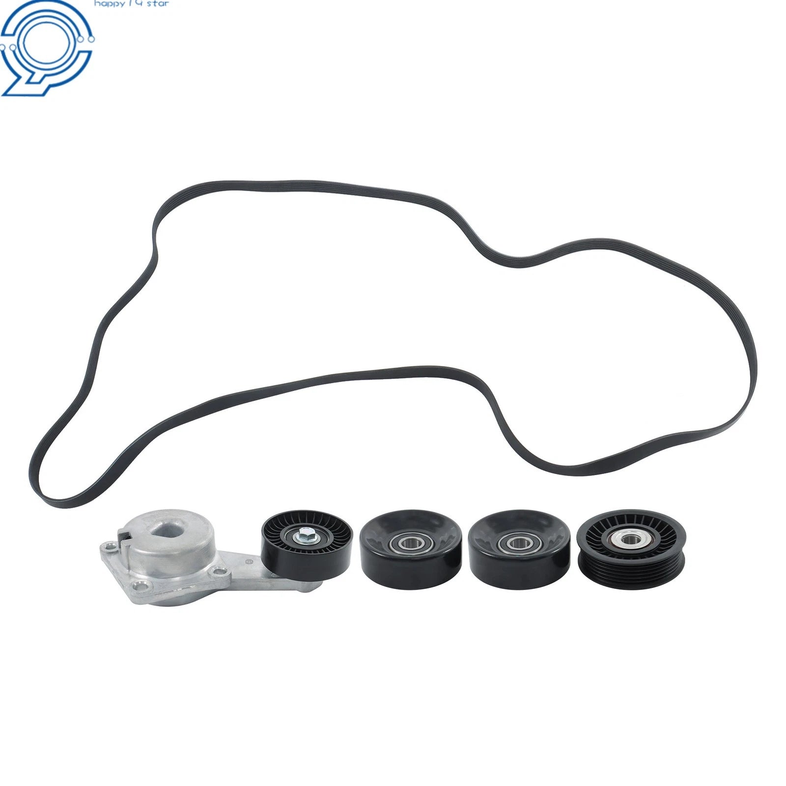 Serpentine Belt Tensioner Pulley Kit for Ford (2005–2014) 90K-38274A