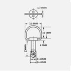 Set of 10 Quick Release Fasteners for Fairing Bolts T9