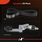 2X Serpentine Belt Drive Component Kit for Toyota Corolla Matrix (2003–2008)