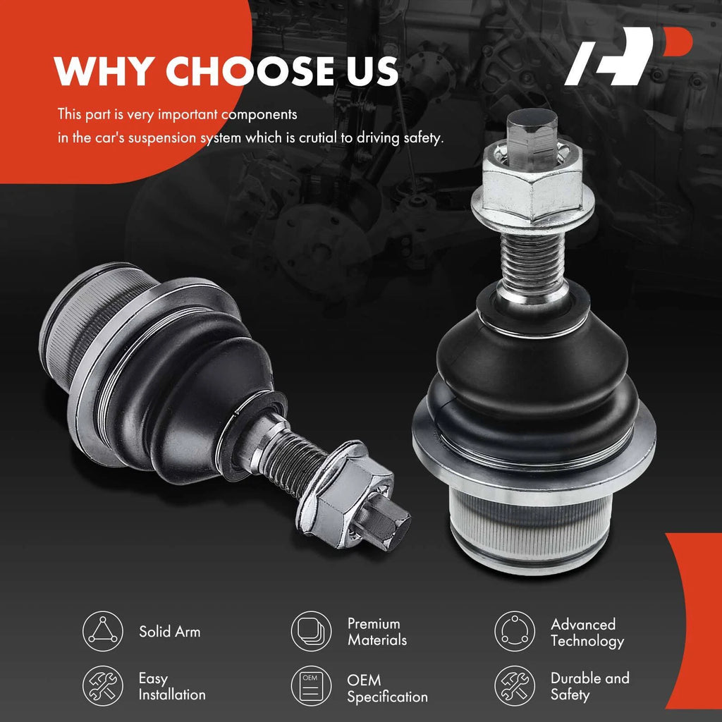 2X Front Lower Side Ball Joints for Ford Expedition Lincoln Navigator