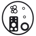 Gasket Kit for V Twin Carburetor Float Bowl (54832)