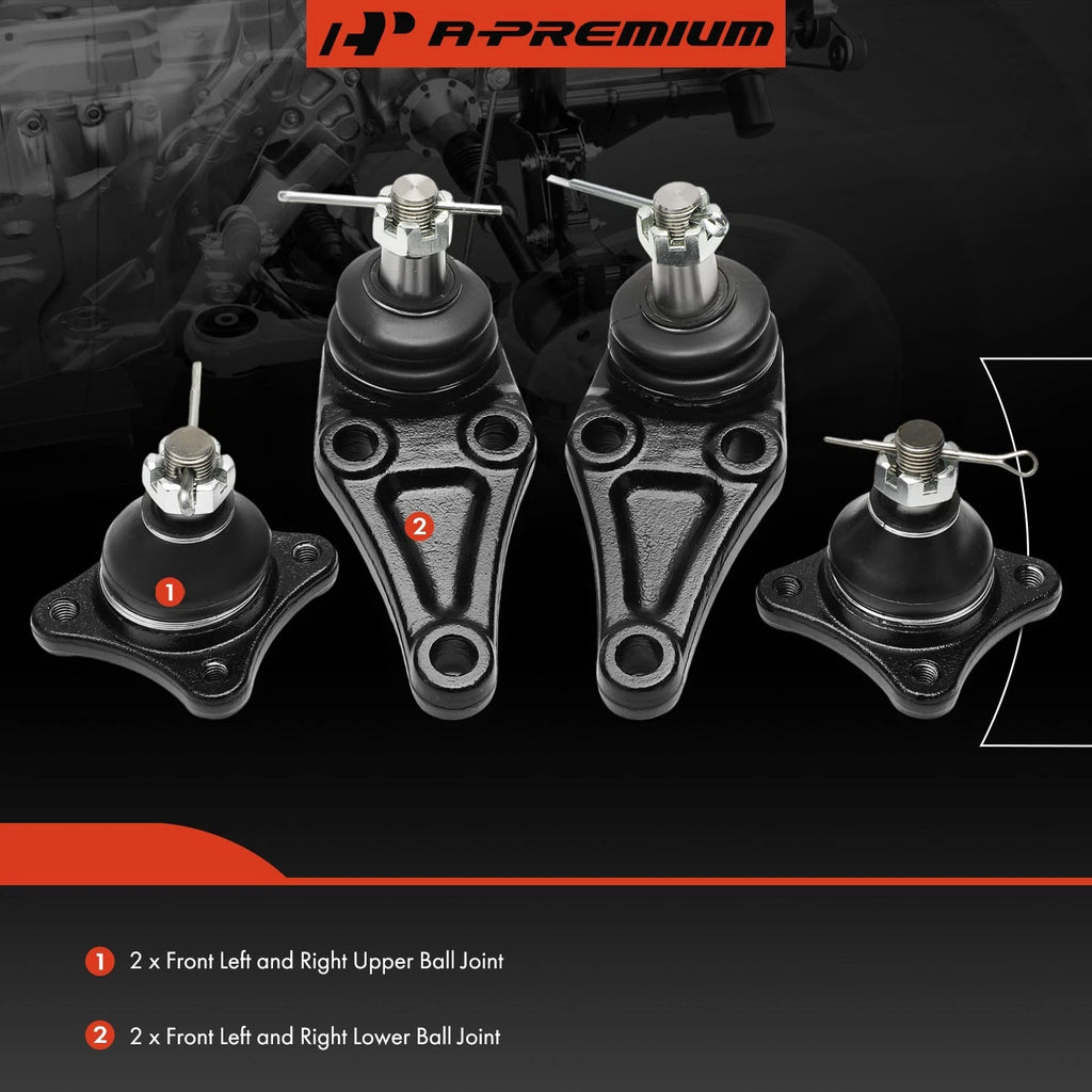 4X Suspension Ball Joint Kit for Mitsubishi Montero