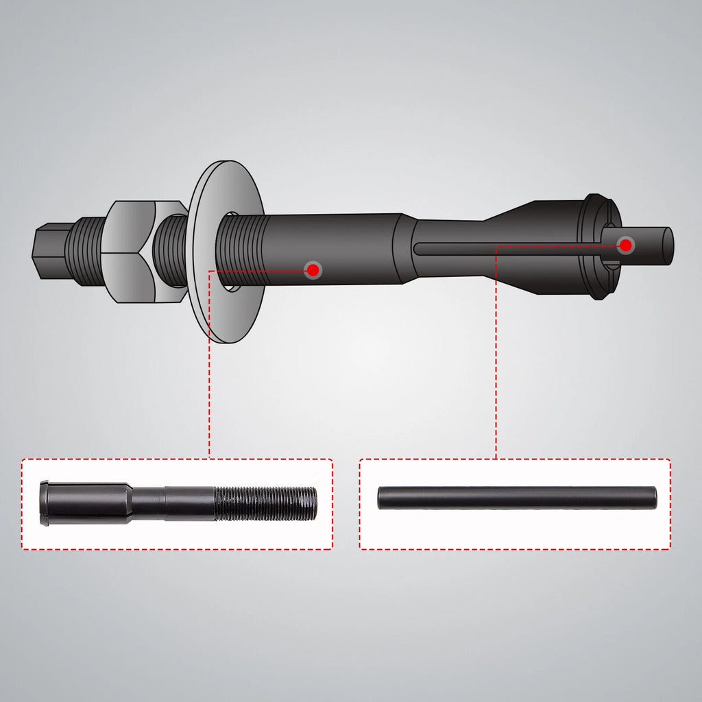 Inner Single Cam Bearing Puller Installer Tool Kit for Harley Davidson (1987-2019)