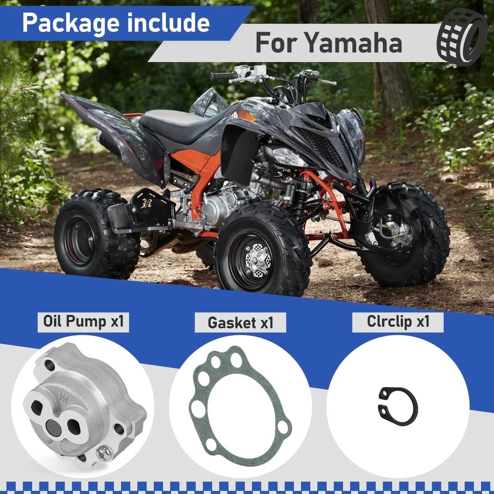 Oil Pump Assembly & Gasket for Yamaha Raptor 700R YFM700R SE (2006–2024)