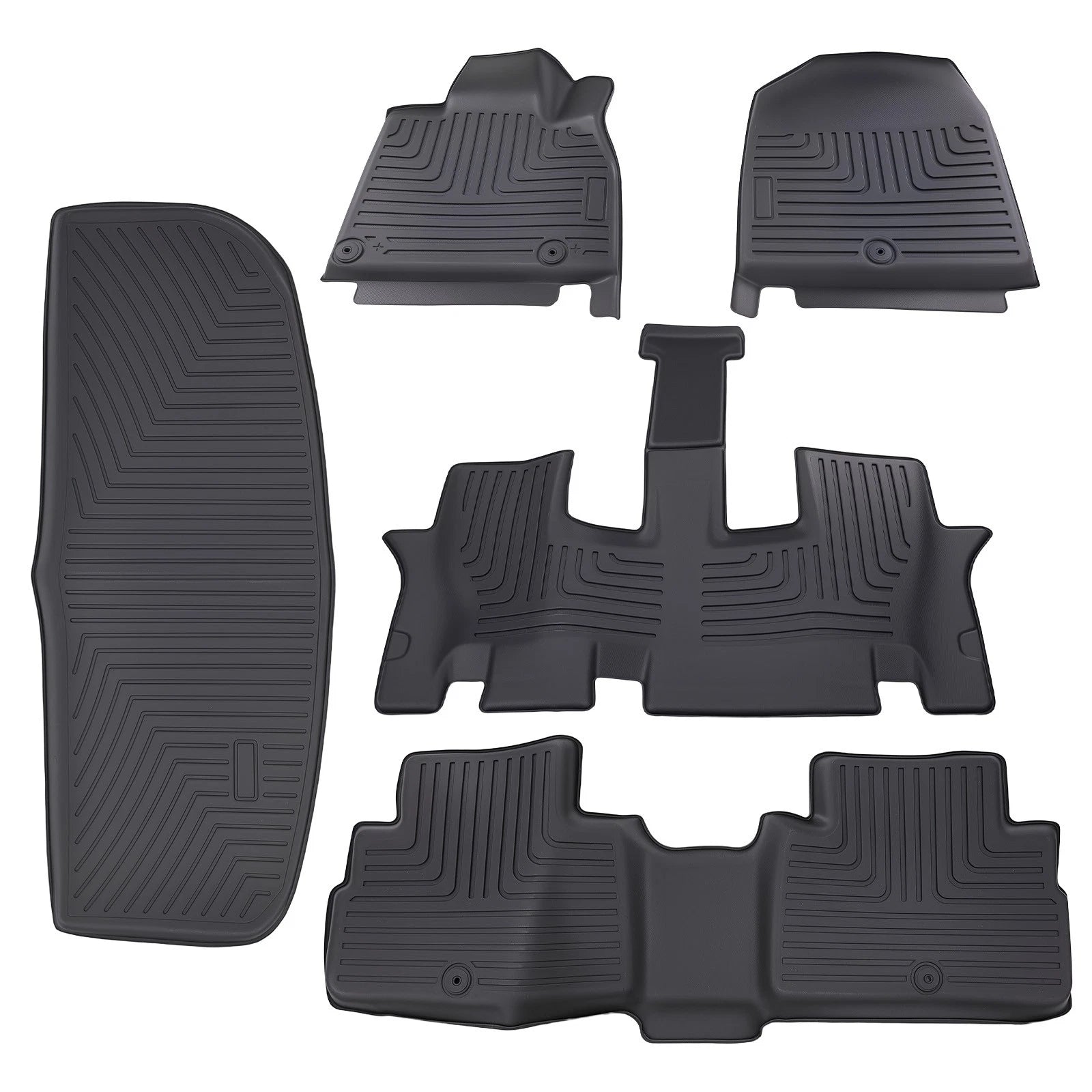 TPE Floor Mats Liner for Kia Telluride (2020–2025) All-Weather Anti-Slip
