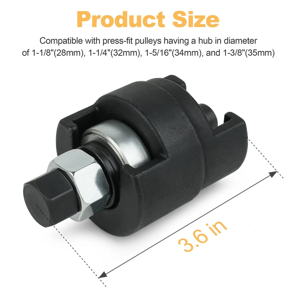 Power Steering Pump Pulley Puller Installer Tool for Ford Chevy Trucks