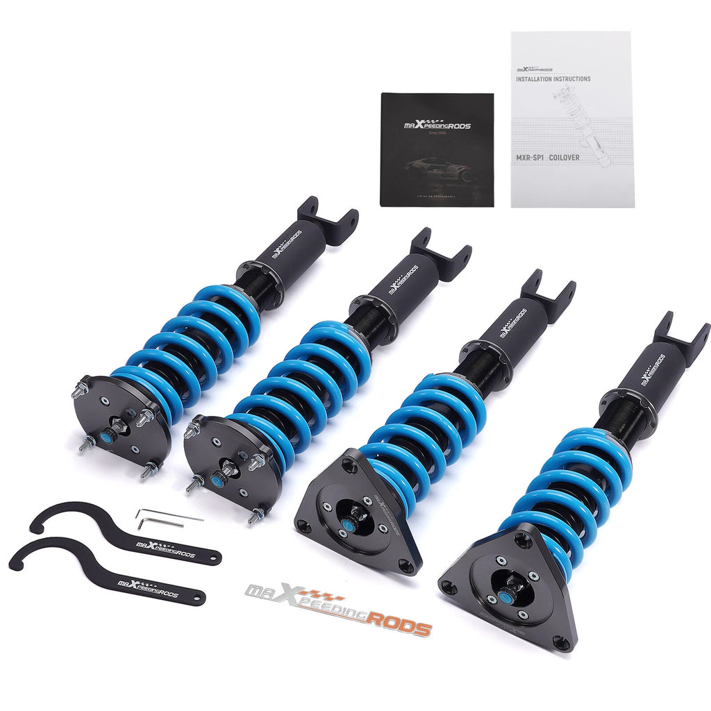 Set of 2 Adjustable Coilovers for Audi A8 Quattro (2004–2010)