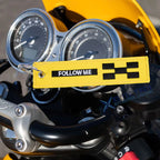 Funny Men Cool Double Side Embroidery Car Auto Motorcycle Slogan Keychain Tag for 2x